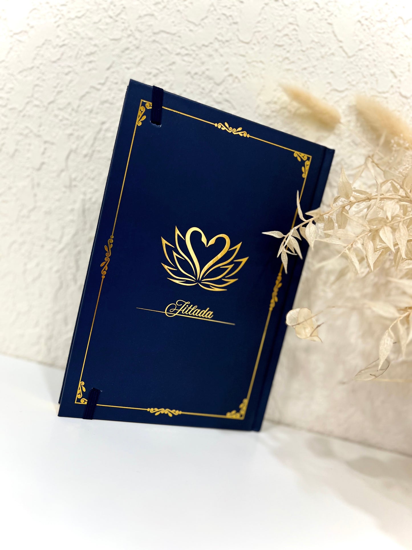 Royal Blue Golden Intentions Journal