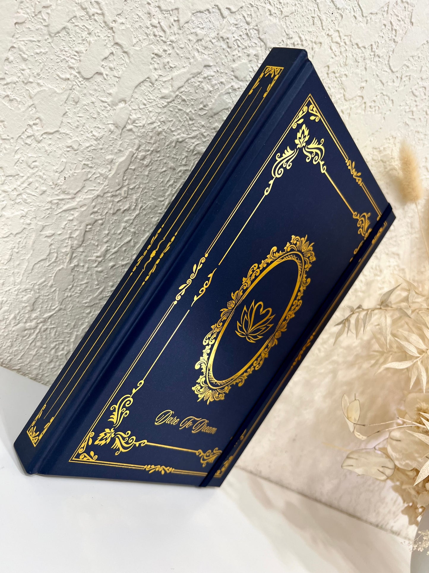 Royal Blue Golden Intentions Journal
